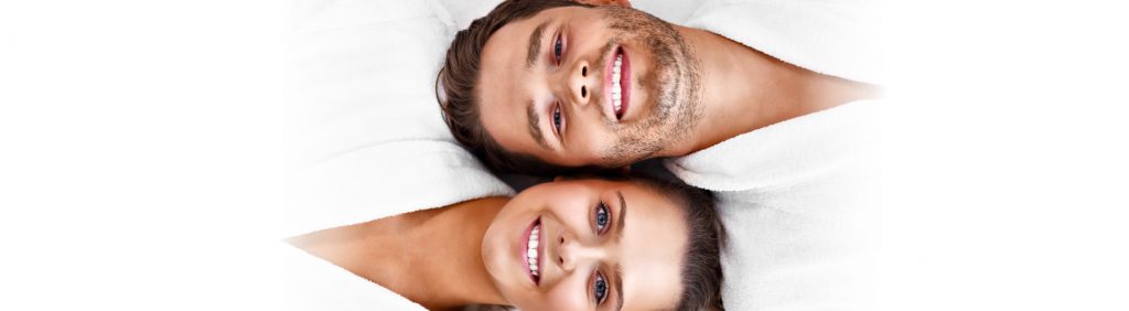 Dew Aesthetics, Chester | Facial Threadlifts, Microdermabrasion Opera LED Facemasks | Man and woman's faces